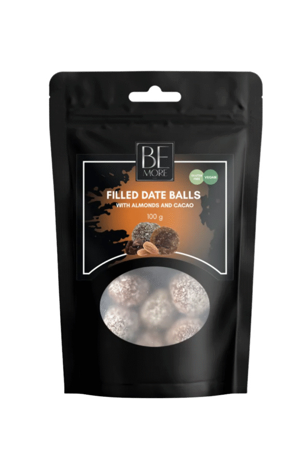 Filled date balls with almonds and cacao 100 gr