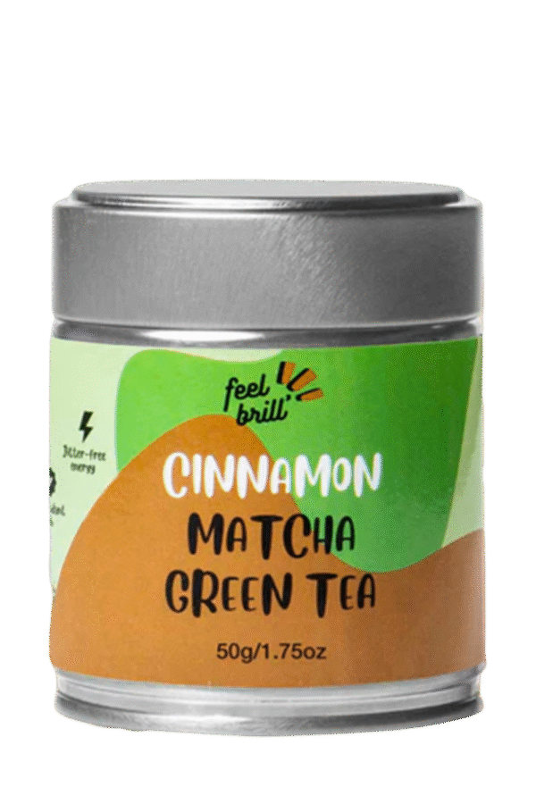 Matcha green tea with cinnamon Feel Brill, 50 g