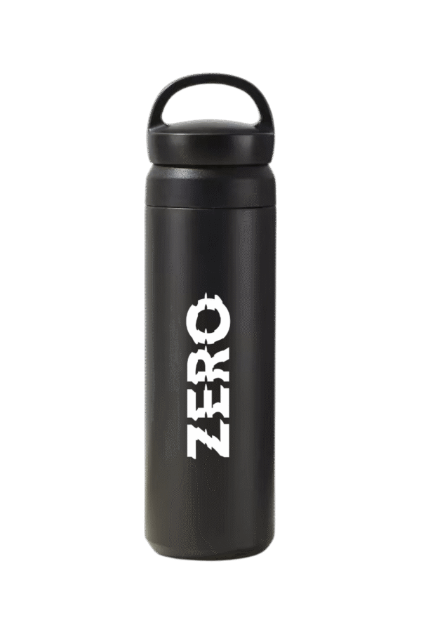 Zero Stainless Steel Water Bottle, Black