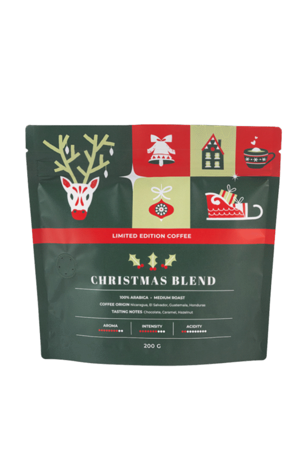 Limited-edition festive coffee beans Christmas Blend Reindeer Spirit, 200 g