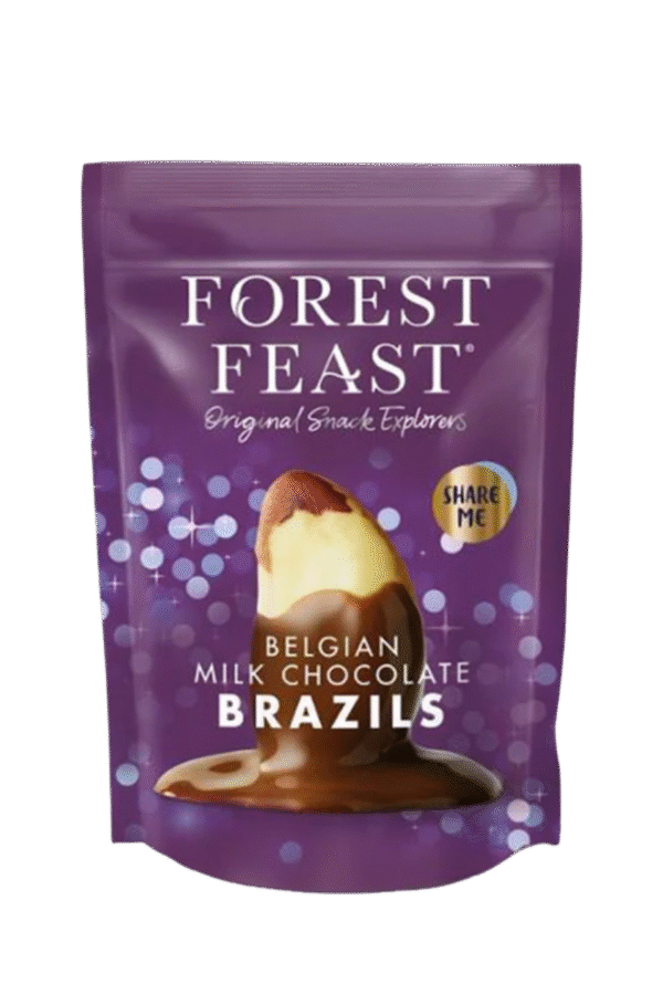 Forest Feast milk chocolate-coated Brazil nuts, 120 g