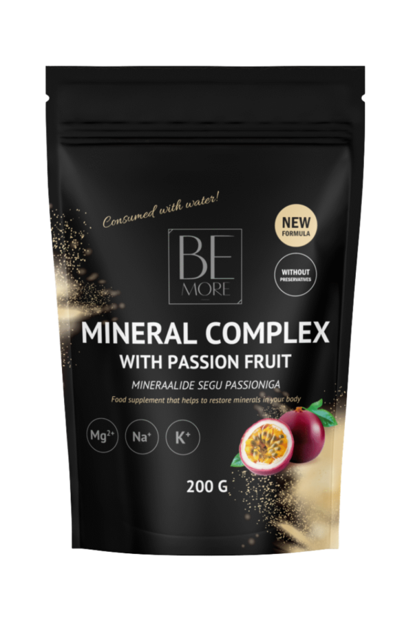 Be More Mineral complex with passion fruit